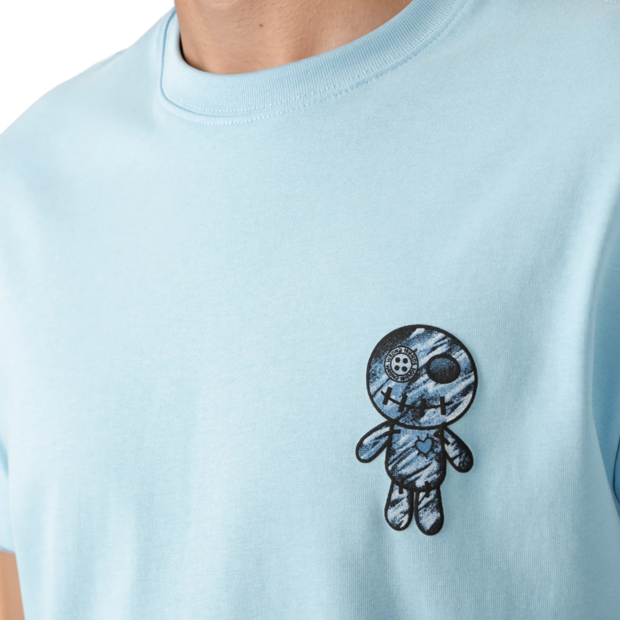 WRONG FRIENDS CABRI T-SHIRT T-SHIRTS LIGHT BLUE