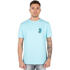 CHAMPAGNE SHOWERS T - SHIRT - LIGHT BLUE - WRONG FRIENDS