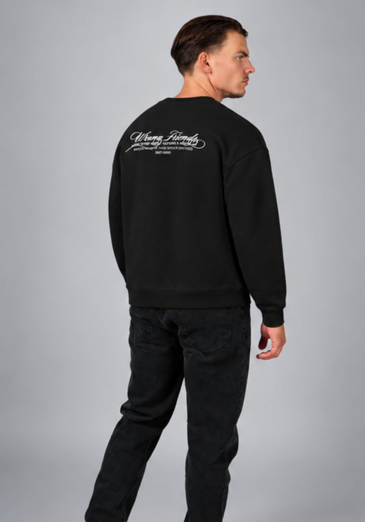 WRONG FRIENDS COLORADO SWEATER SWEATERS BLACK