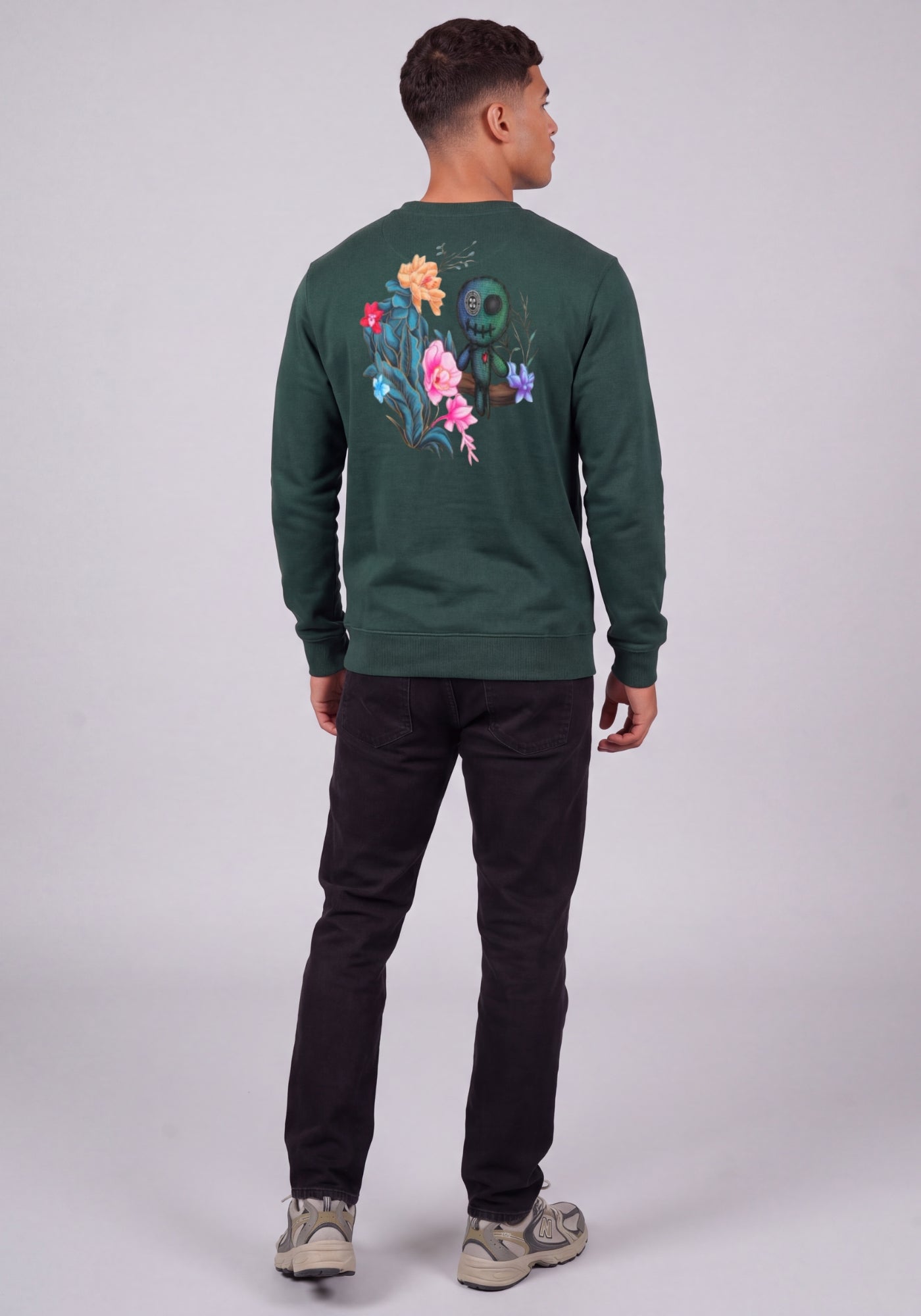 WRONG FRIENDS DENVER SWEATER SWEATERS DARK GREEN