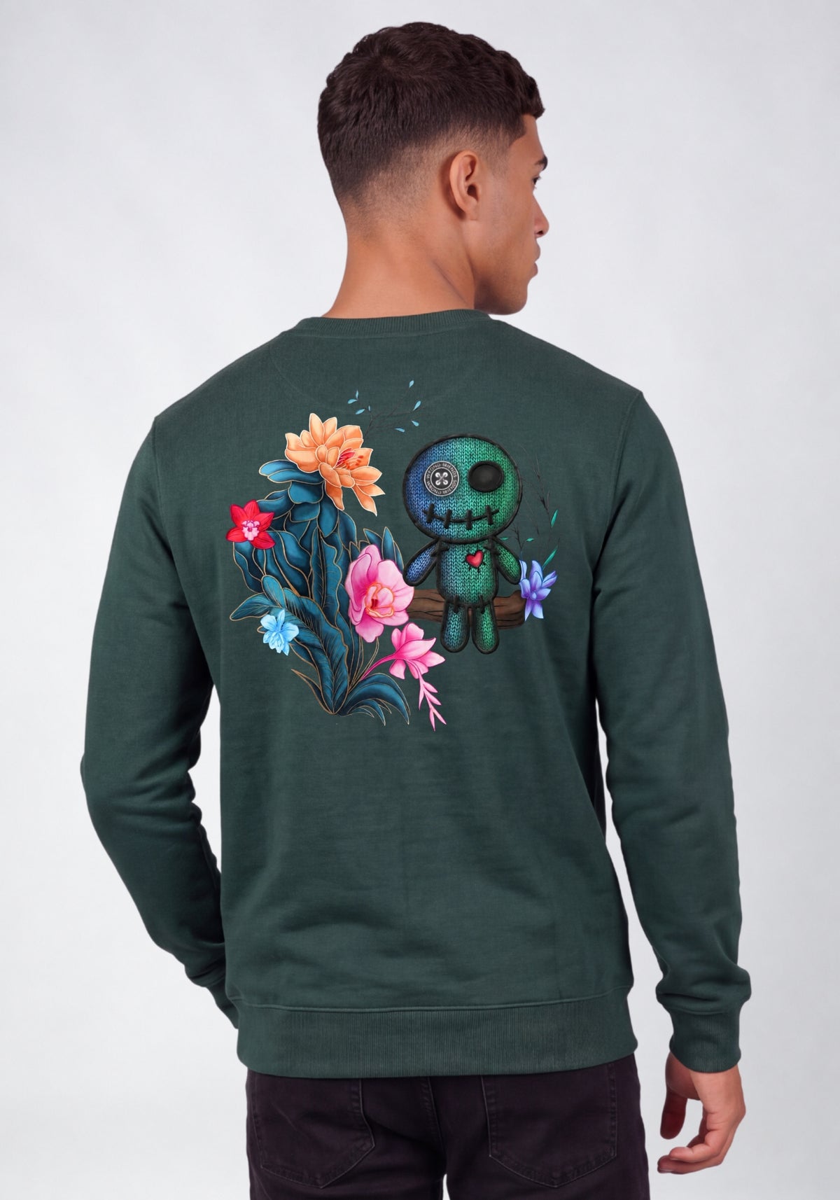 WRONG FRIENDS DENVER SWEATER SWEATERS DARK GREEN