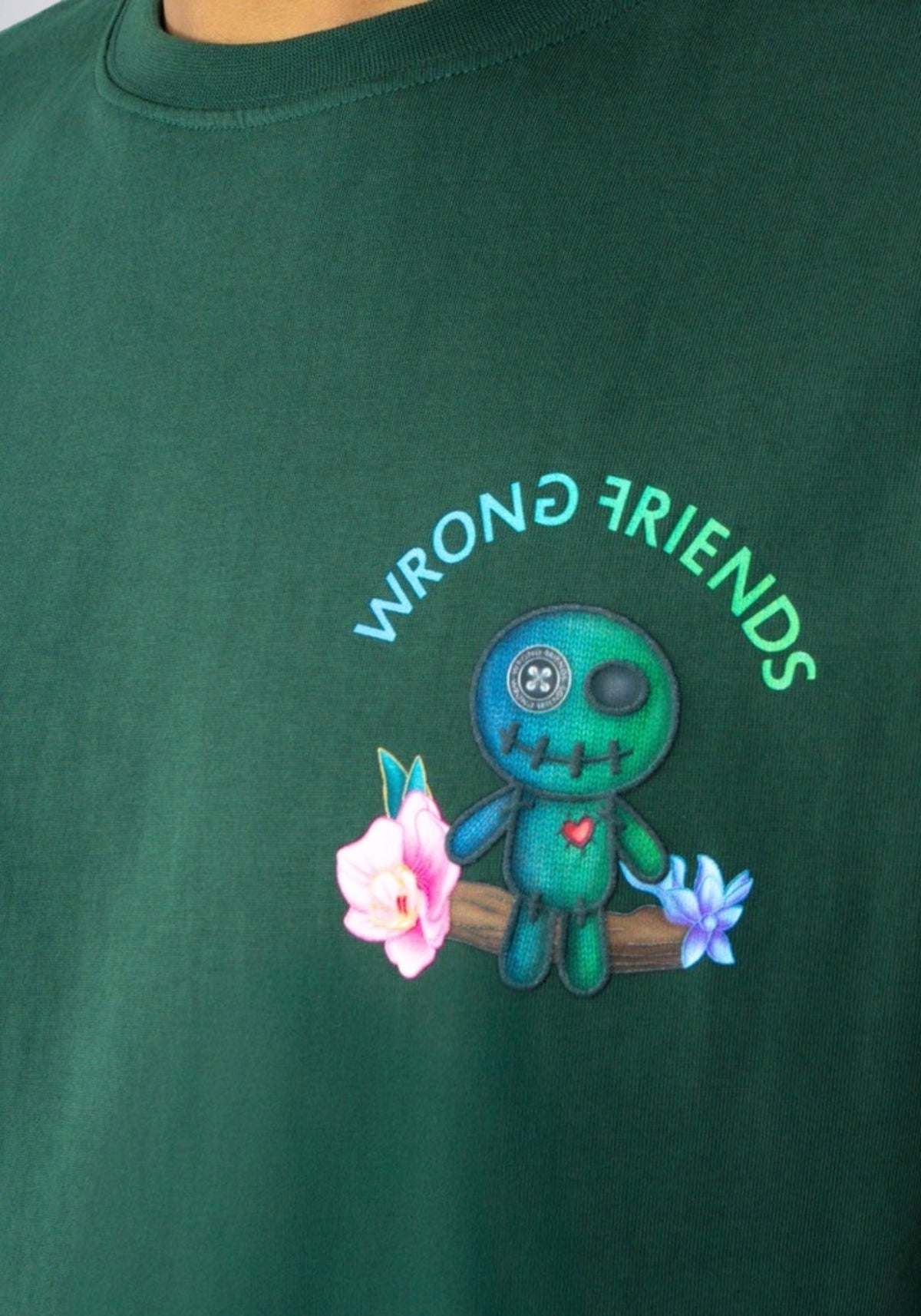 WRONG FRIENDS DENVER T-SHIRT T-SHIRTS DARK GREEN