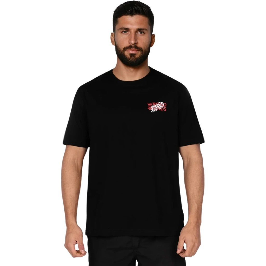 WRONG FRIENDS DESERT HILLS T-SHIRT T-SHIRTS BLACK