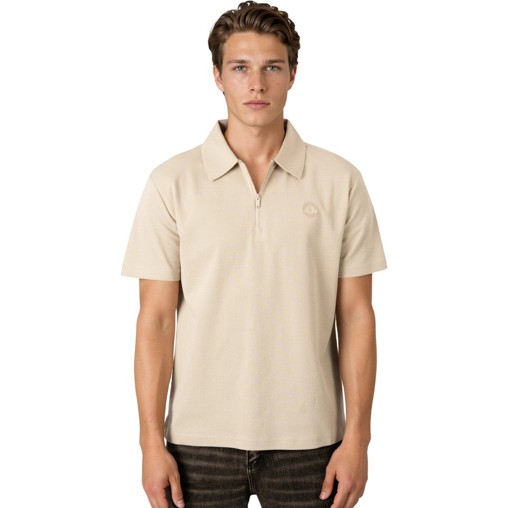 WRONG FRIENDS DESTIN POLO T-SHIRT POLO'S BEIGE