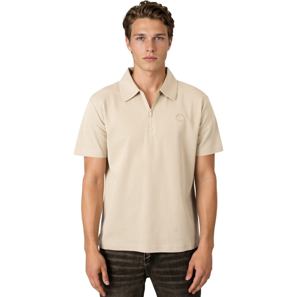 WRONG FRIENDS DESTIN POLO T-SHIRT POLO'S BEIGE