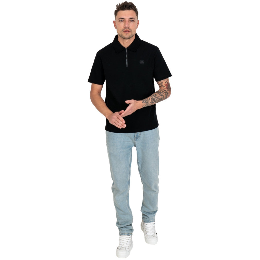 WRONG FRIENDS DESTIN POLO T-SHIRT POLO'S BLACK