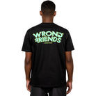 WRONG FRIENDS DINAN T-SHIRT T-SHIRTS BLACK
