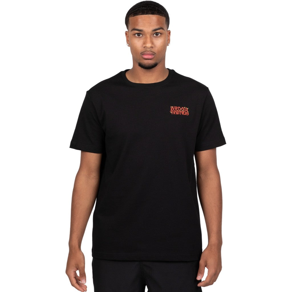 WRONG FRIENDS EDEN ROC T-SHIRT T-SHIRTS BLACK