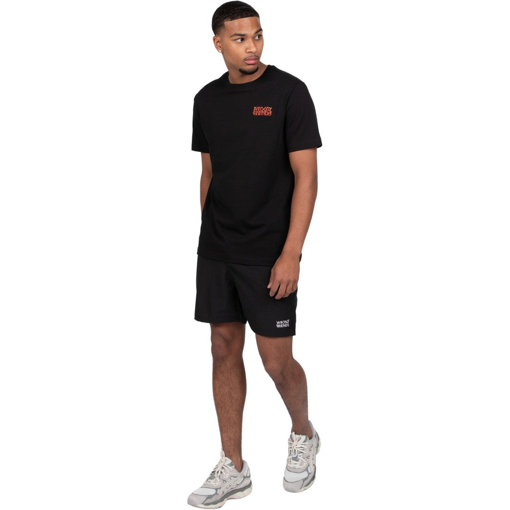 WRONG FRIENDS EDEN ROC T-SHIRT T-SHIRTS BLACK