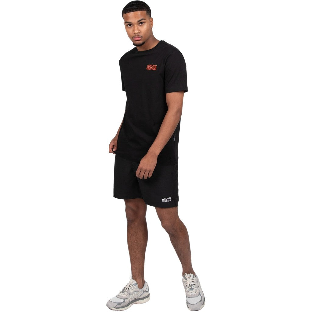 WRONG FRIENDS EDEN ROC T-SHIRT T-SHIRTS BLACK