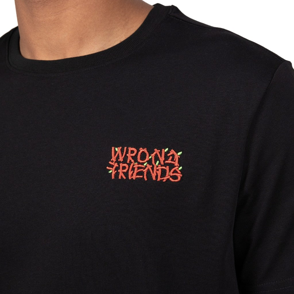 WRONG FRIENDS EDEN ROC T-SHIRT T-SHIRTS BLACK