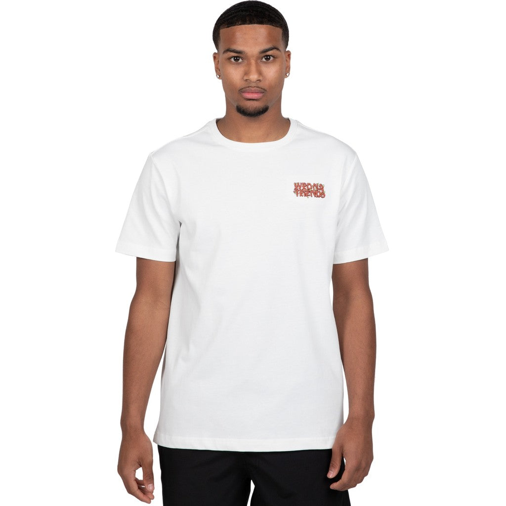 WRONG FRIENDS EDEN ROC T-SHIRT T-SHIRTS COCONUT WHITE