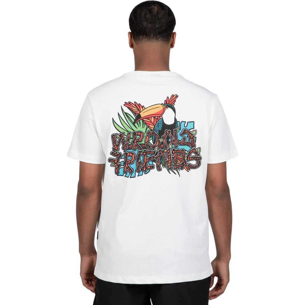 WRONG FRIENDS EDEN ROC T-SHIRT T-SHIRTS COCONUT WHITE