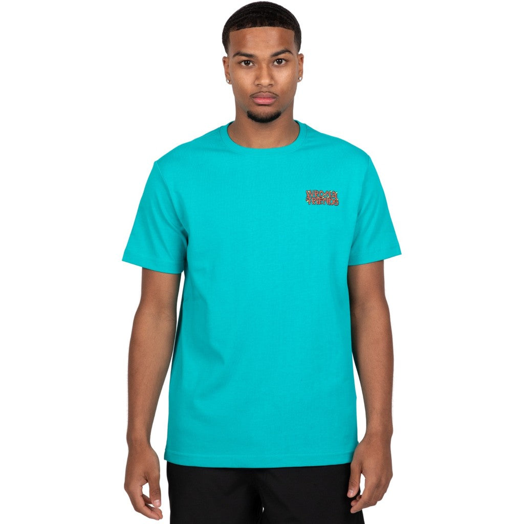 WRONG FRIENDS EDEN ROC T-SHIRT T-SHIRTS DARK TURQUOISE