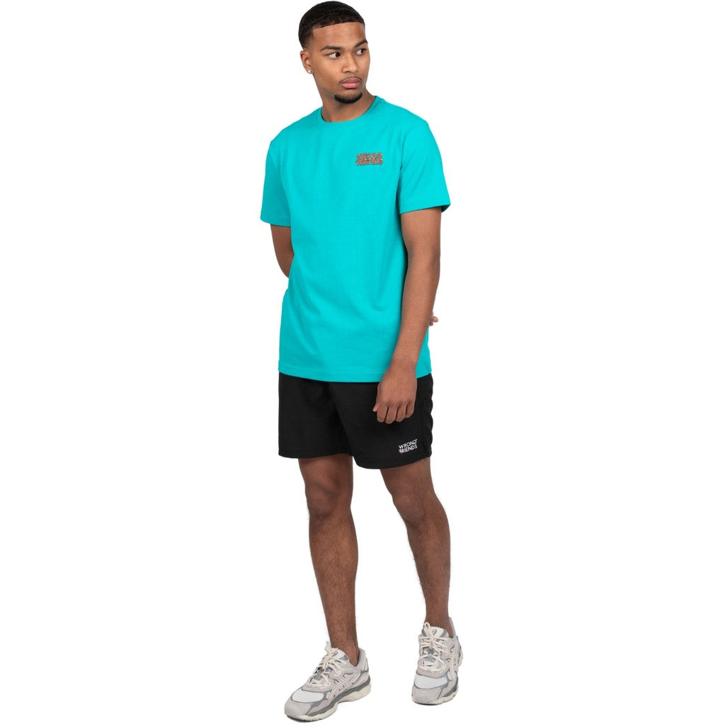 WRONG FRIENDS EDEN ROC T-SHIRT T-SHIRTS DARK TURQUOISE