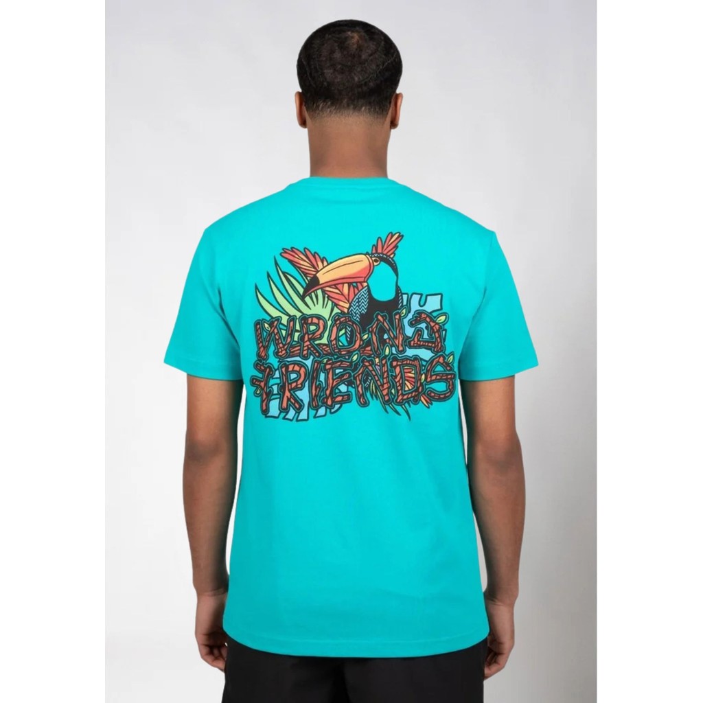 WRONG FRIENDS EDEN ROC T-SHIRT T-SHIRTS DARK TURQUOISE
