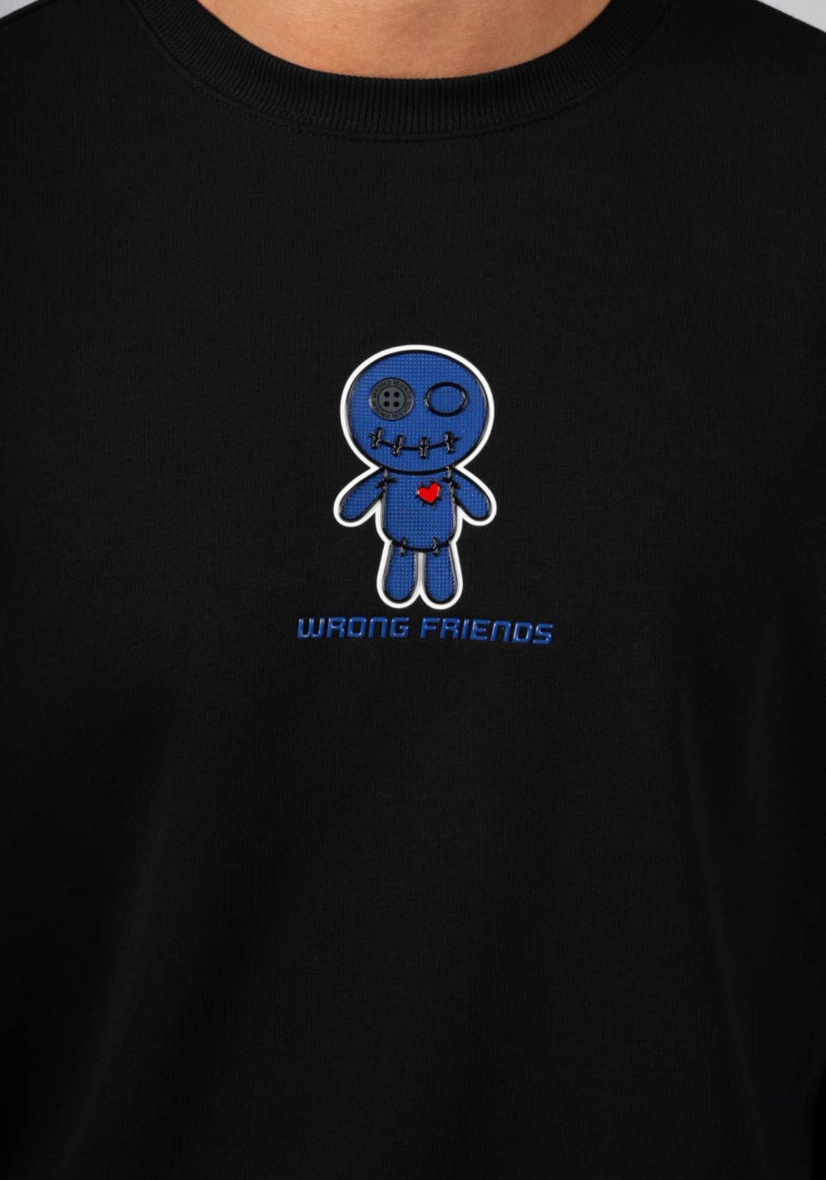 WRONG FRIENDS EDUARDO SWEATER SWEATERS BLACK