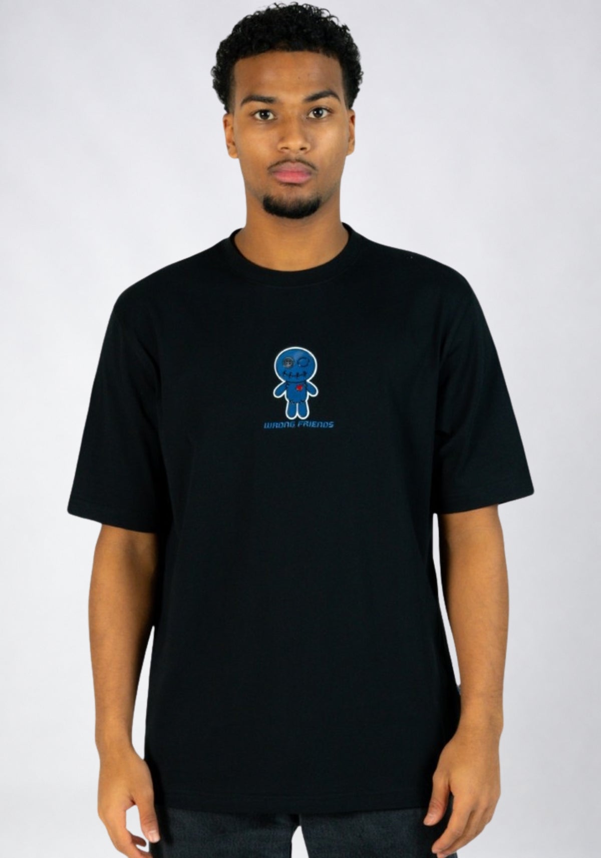 WRONG FRIENDS EDUARDO T-SHIRT T-SHIRTS BLACK