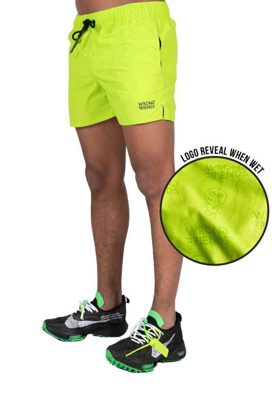 EIVISSA (ZWEMBAD) SHORTS - NEON GROEN