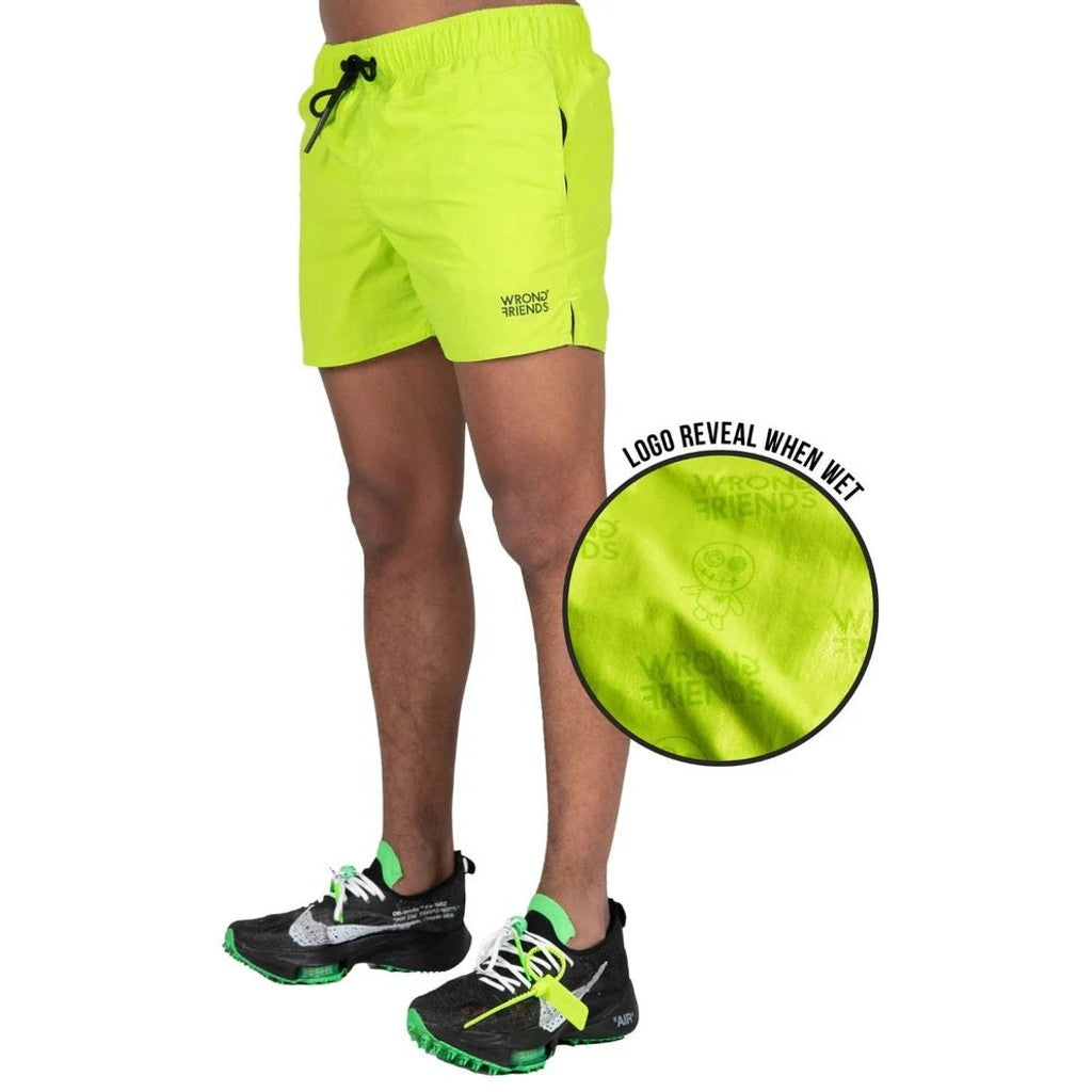 WRONG FRIENDS EIVISSA (SWIM) SHORTS SHORTS NEON GREEN