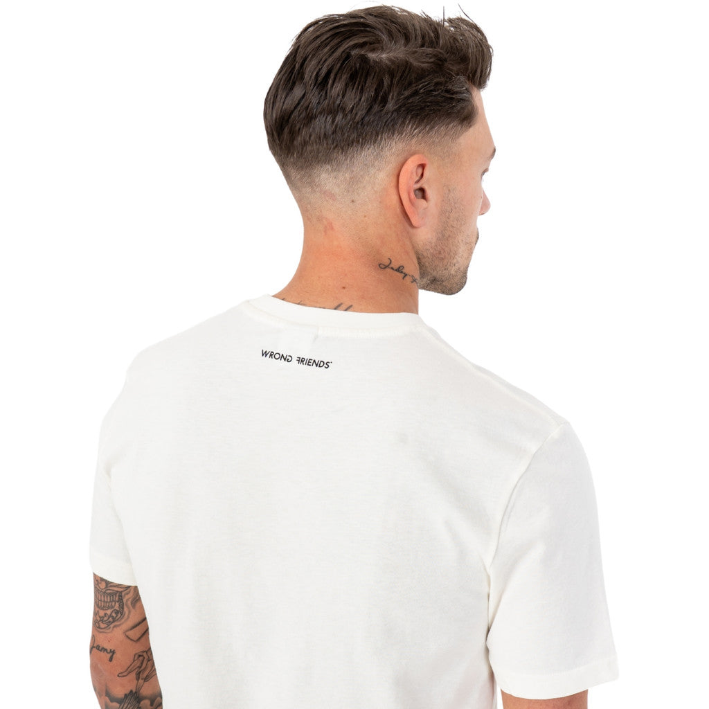 WRONG FRIENDS EL PASO T-SHIRT T-SHIRTS COCONUT WHITE