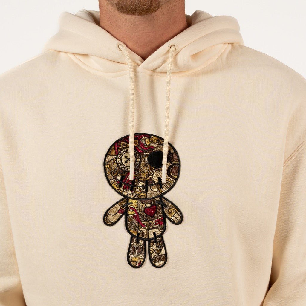 WRONG FRIENDS ENNIS HOODIE HOODIES BEIGE