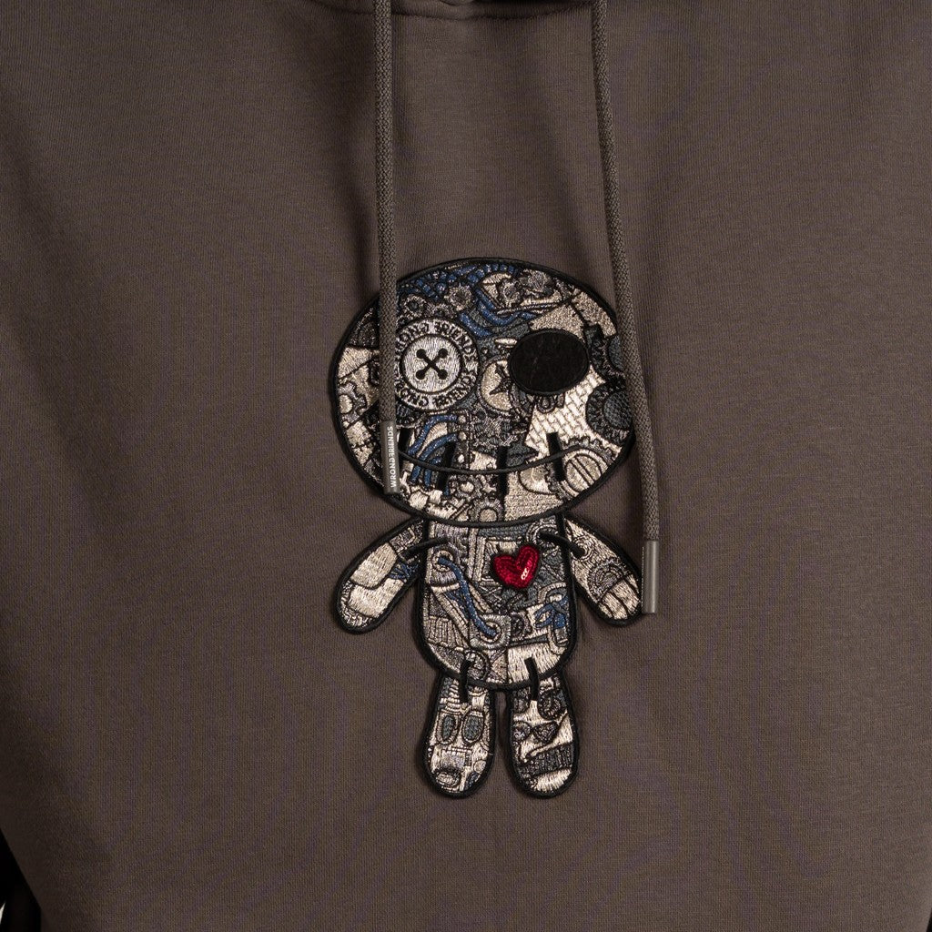 WRONG FRIENDS ENNIS HOODIE HOODIES GREY