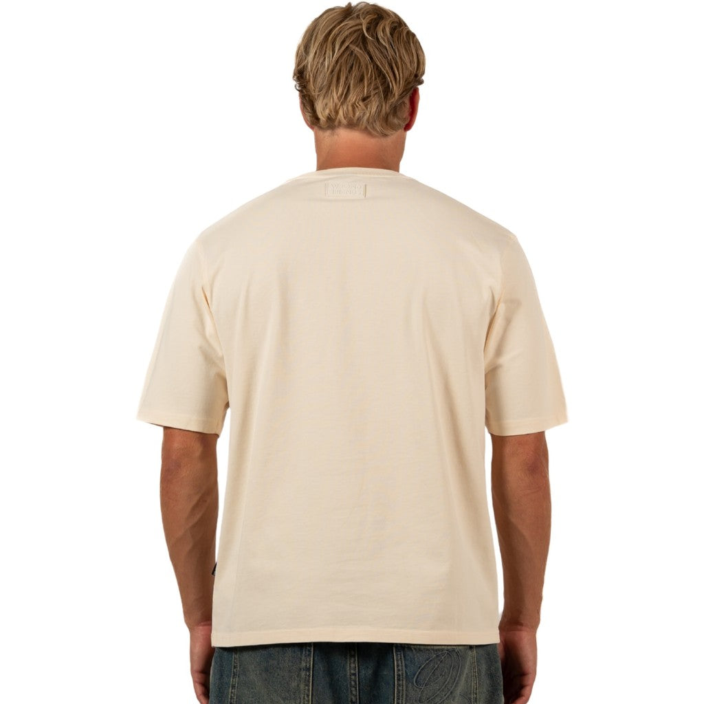 WRONG FRIENDS ENNIS T-SHIRT T-SHIRTS BEIGE