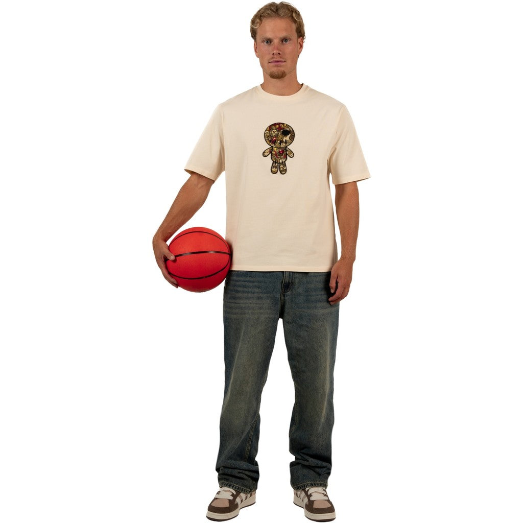WRONG FRIENDS ENNIS T-SHIRT T-SHIRTS BEIGE