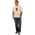 WRONG FRIENDS ENNIS T-SHIRT T-SHIRTS BEIGE