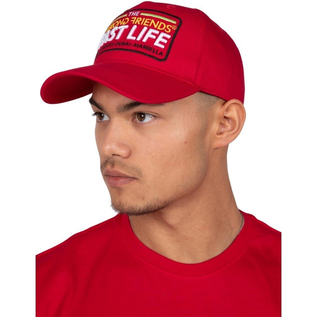 FAST LIFE CAP - RED - WRONG FRIENDS