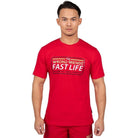 WRONG FRIENDS FAST LIFE T-SHIRT T-SHIRTS RED