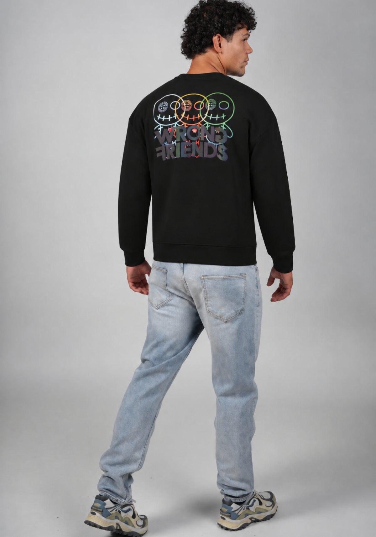 WRONG FRIENDS FORT COLLINS SWEATER SWEATERS BLACK
