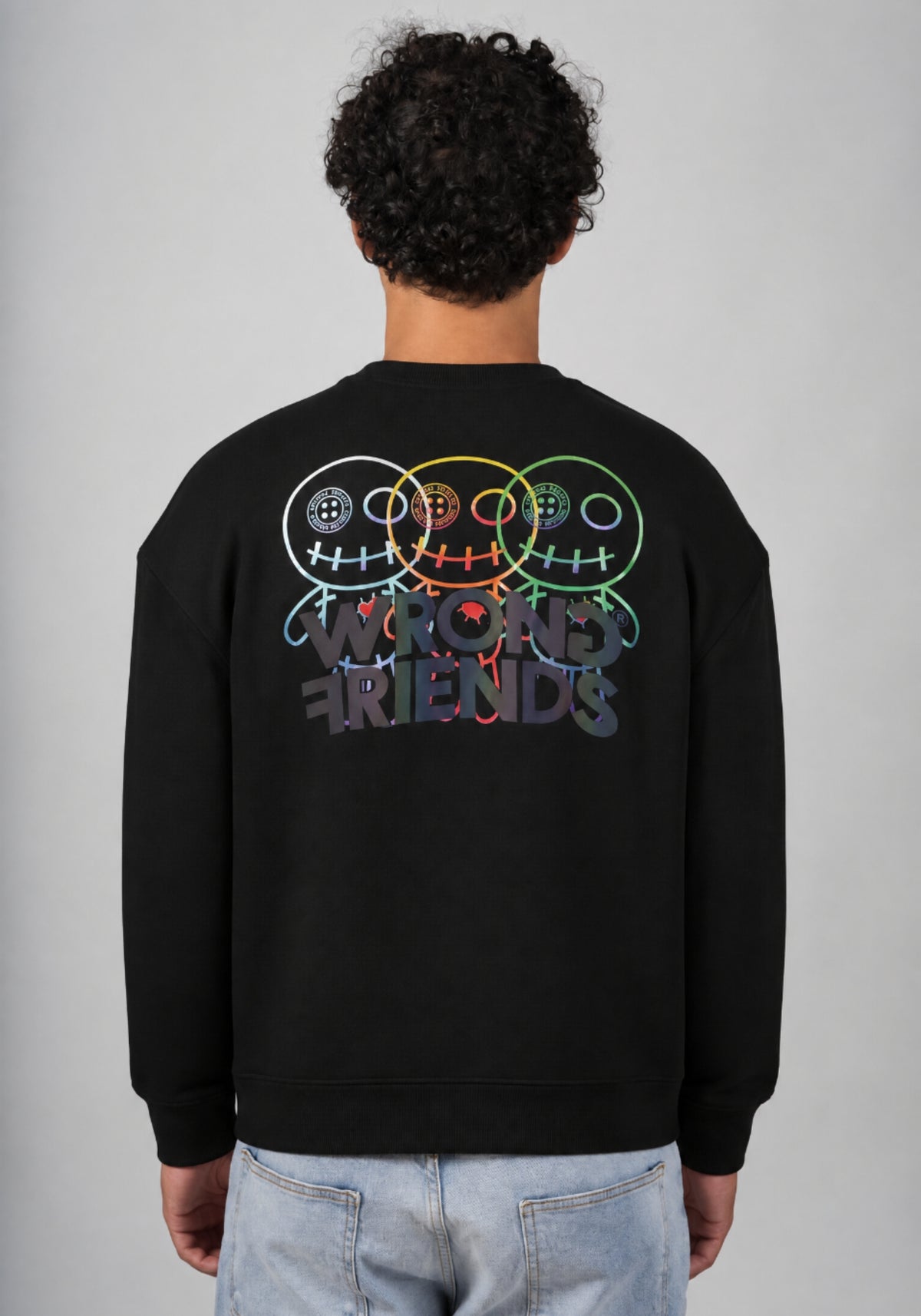 WRONG FRIENDS FORT COLLINS SWEATER SWEATERS BLACK