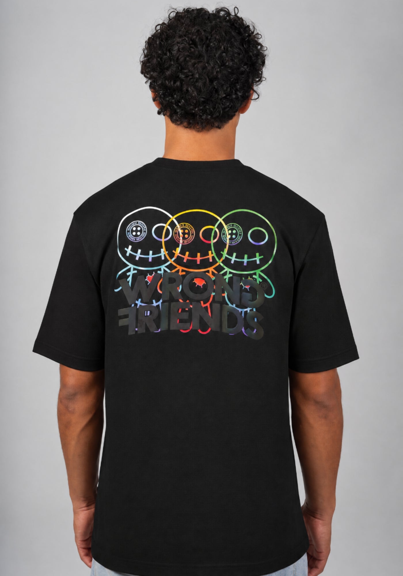 WRONG FRIENDS FORT COLLINS T-SHIRT T-SHIRTS BLACK