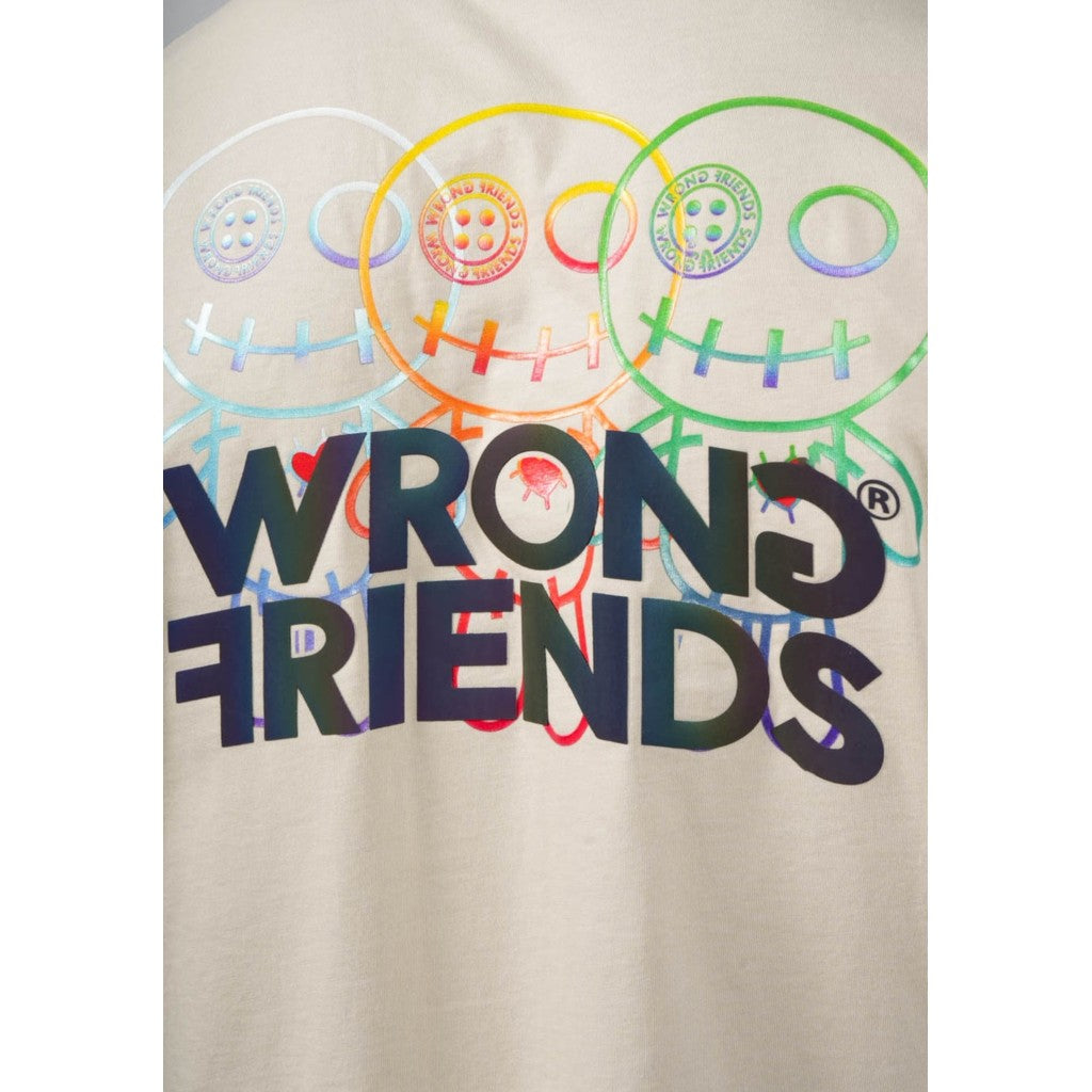 WRONG FRIENDS FORT COLLINS T-SHIRT T-SHIRTS SAND