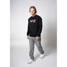 WRONG FRIENDS FRANKLIN SWEATER T-SHIRTS BLACK
