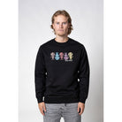 WRONG FRIENDS FRANKLIN SWEATER T-SHIRTS BLACK