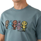 WRONG FRIENDS FRANKLIN T-SHIRT T-SHIRTS BLUE