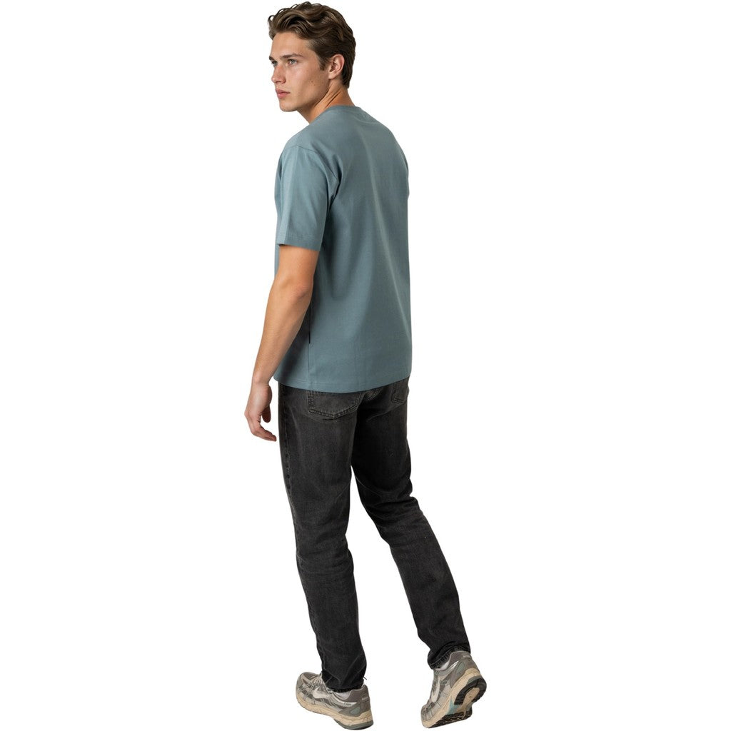 WRONG FRIENDS FRANKLIN T-SHIRT T-SHIRTS BLUE