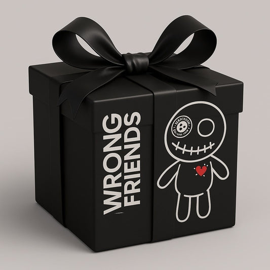 WRONG FRIENDS FREE KEYCHAIN POS-materiaal multiple color