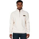 WRONG FRIENDS GILROY HALF ZIP SWEATER SWEATERS BEIGE