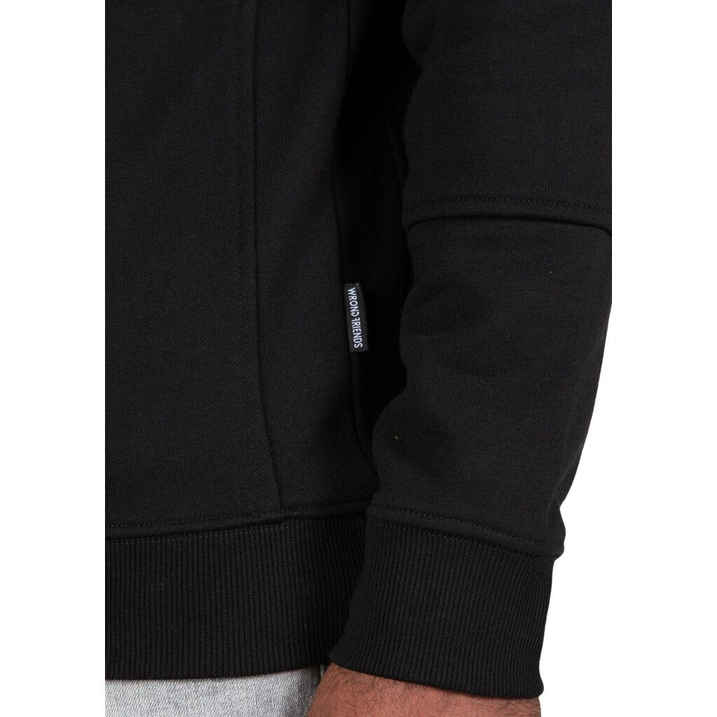GRANADA CREWNECK SWEATSHIRT - BLACK - WRONG FRIENDS
