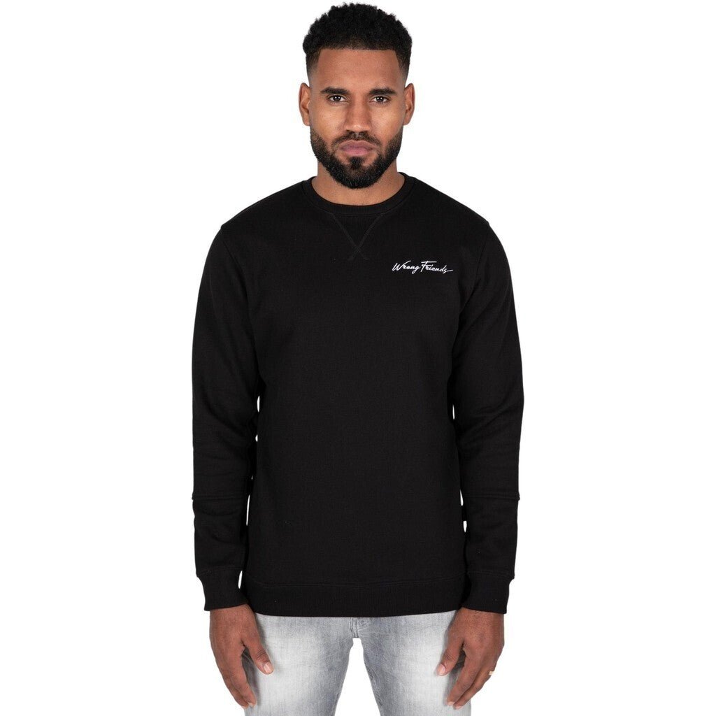 GRANADA CREWNECK SWEATSHIRT - BLACK - WRONG FRIENDS