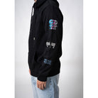 WRONG FRIENDS GUNNAR ZIPPED HOODIE HOODIES BLACK