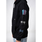 WRONG FRIENDS GUNNAR ZIPPED HOODIE HOODIES BLACK