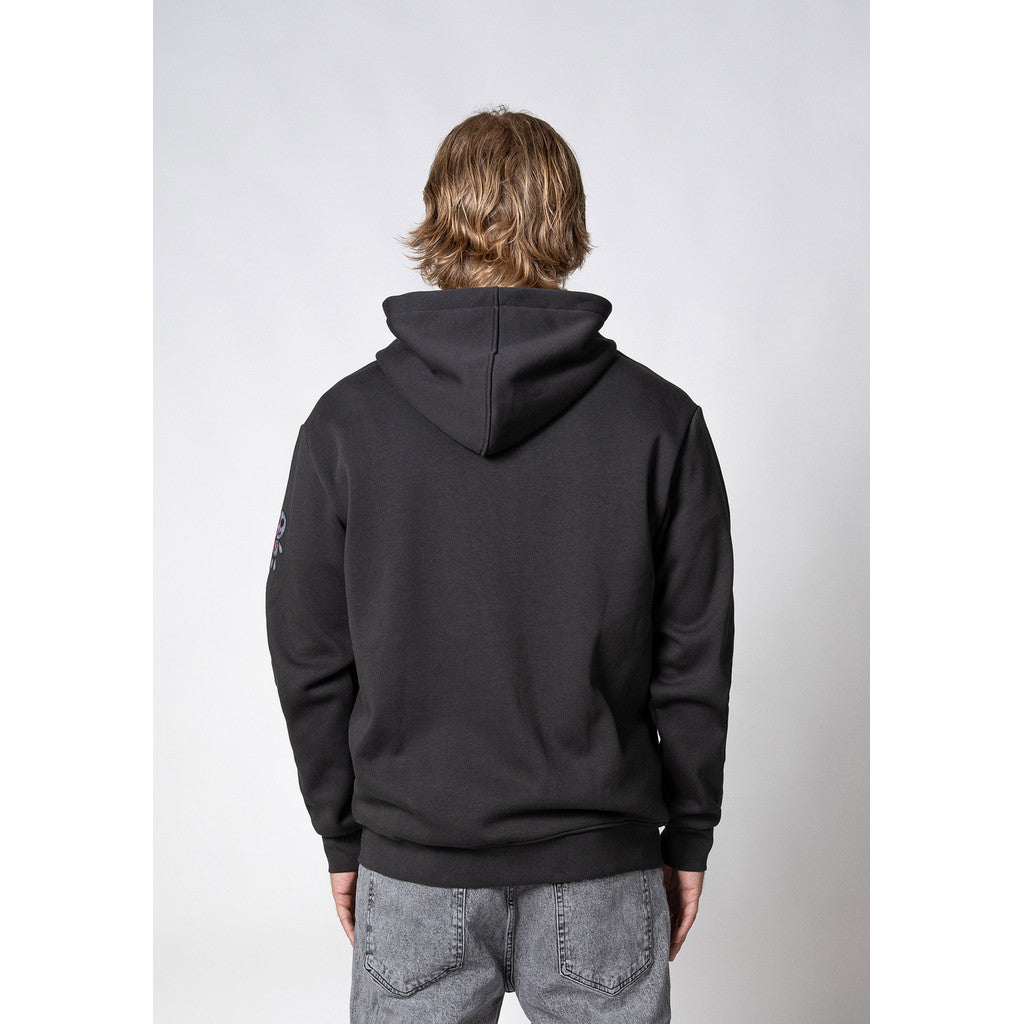 WRONG FRIENDS GUNNAR ZIPPED HOODIE HOODIES STONE GREY