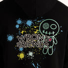WRONG FRIENDS HAYS HOODIE HOODIES BLACK