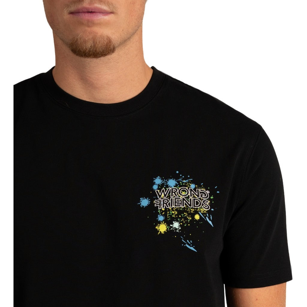WRONG FRIENDS HAYS T-SHIRT T-SHIRTS BLACK
