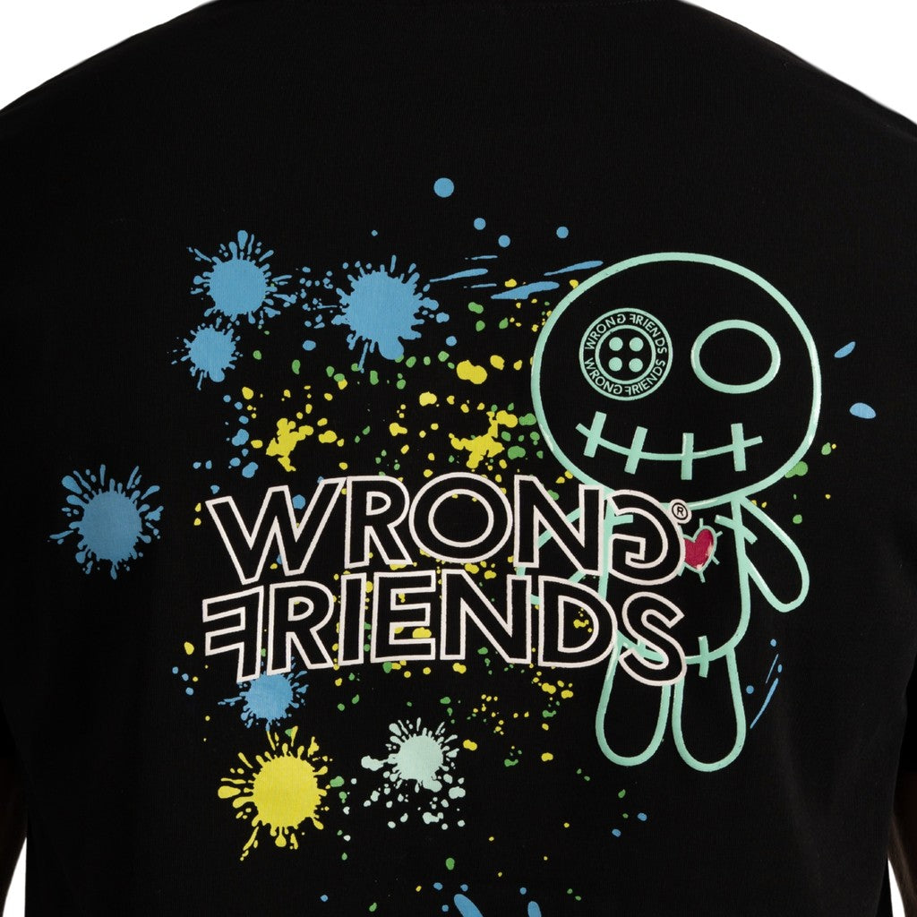 WRONG FRIENDS HAYS T-SHIRT T-SHIRTS BLACK